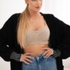 Kesi Włoski Cardigan with pockets black