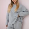 Kesi Włoski Cotton sweatshirt pants set grey
