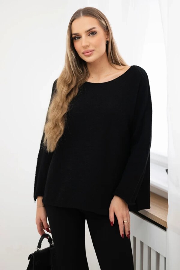 Kesi Włoski Crew neck sweater black