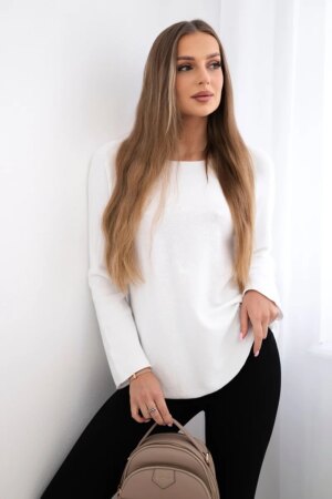 Kesi Włoski Crew neck sweater white