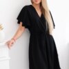 Kesi Włoski Dress with a plunging neckline black