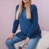 Kesi Włoski Fluffy sweater denim