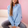 Kesi Włoski Hoodie made of Butter fabric blue