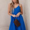 Kesi Włoski Muslin dress with straps cornflower blue