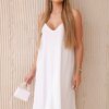 Kesi Włoski Muslin dress with straps white