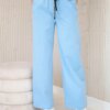 Kesi Włoski Punto pants with wide legs blue