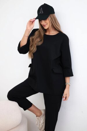 Kesi Włoski Punto set sweatshirt + pants black