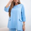 Kesi Włoski Punto set sweatshirt + pants blue