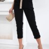 Kesi Włoski Punto trousers with belt black