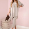 Kesi Włoski Set of blouse + pants with pendant fango