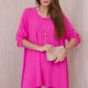 Kesi Włoski Set of blouse + pants with pendant fuchsia