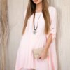 Kesi Włoski Set of blouse + pants with pendant light khaki