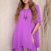 Kesi Włoski Set of blouse + pants with pendant violet