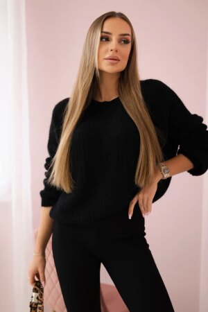 Kesi Włoski Sweater baby alpaka black