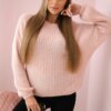Kesi Włoski Sweater baby alpaka powder pink
