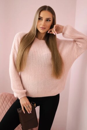 Kesi Włoski Sweater baby alpaka powder pink