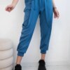 Kesi Włoski Trousers with decorative stripes  buttery-fabric denim
