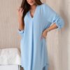 Kesi Włoski V-neck dress blue