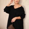 Kesi Włoski V-neck sweater black