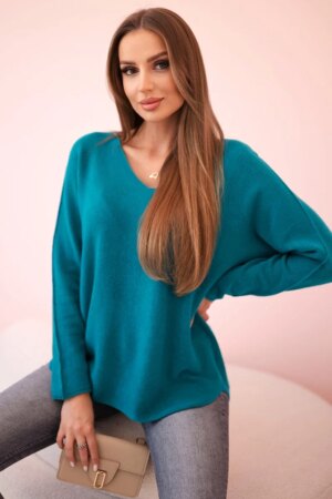 Kesi Włoski V-neck sweater nautical
