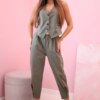 Kesi Włoski Vest + pants set khaki