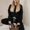 Kesi Włoski Viscose set hoodie + pants black