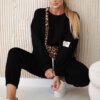 Kesi Włoski Viscose set sweatshirt + pants black