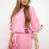 Kesi Włoski Viscose set sweatshirt + pants light pink