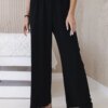 Kesi Włoski Wide-leg trousers black