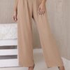 Kesi Włoski Wide-leg trousers camel