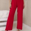 Kesi Włoski Wide-leg trousers red