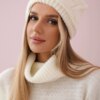 Kesi Women's cap Klarysa K393 ecru