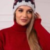 Kesi Women's cap Laila K283 grey+navy blue