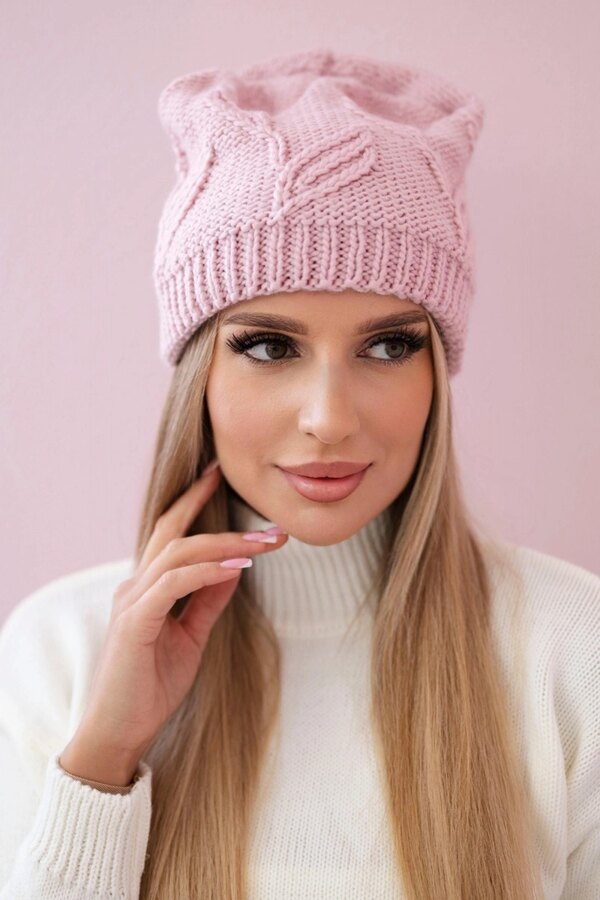 Kesi Women's cap Majka K376 powdered pink
