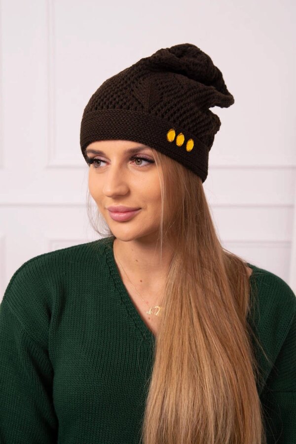Kesi Women's cap Maryna K407 brown