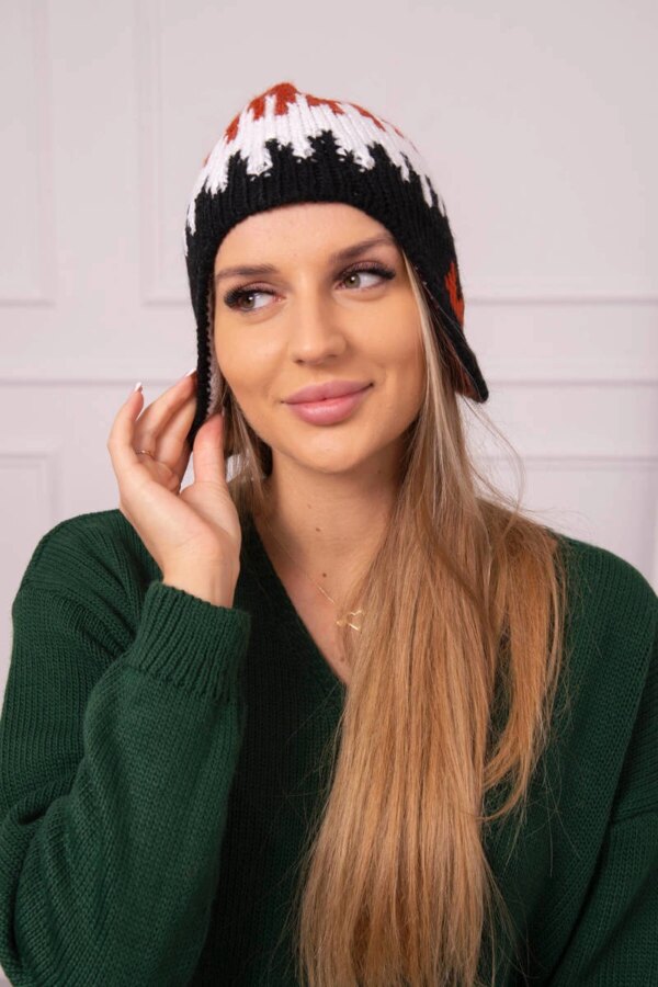 Kesi Women's cap Nikol K405 foxy+white+black