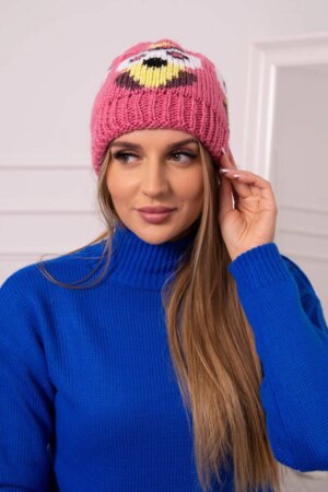 Kesi Women's cap Ofelia K349 dark pink