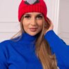 Kesi Women's cap Ofelia K349 red