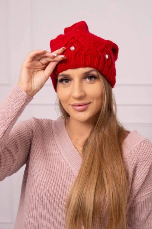 Kesi Women's cap Ramona K383 red