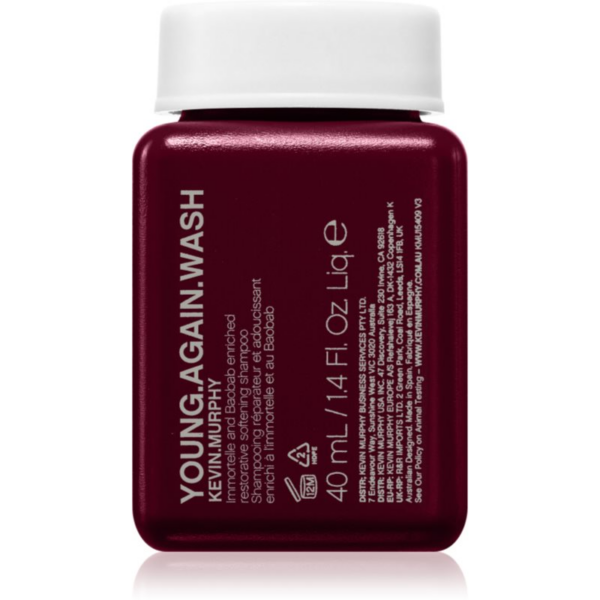 Kevin Murphy Young Again regeneráló sampon a magas fényért szulfátmentes és parabénmentes 40 ml