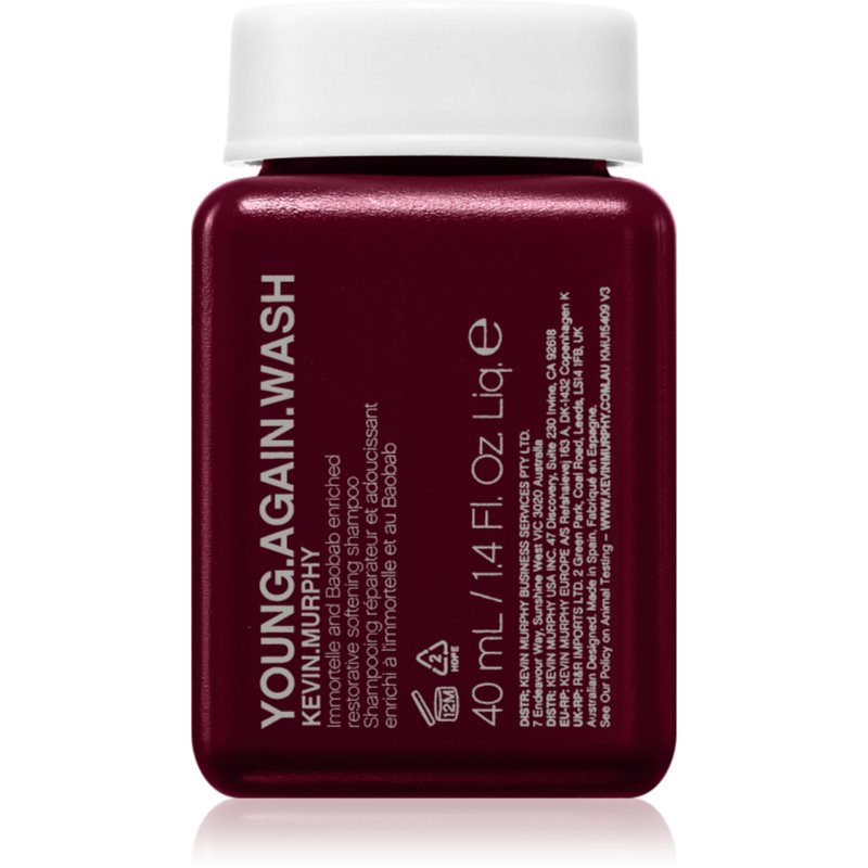Kevin Murphy Young Again regeneráló sampon a magas fényért szulfátmentes és parabénmentes 40 ml