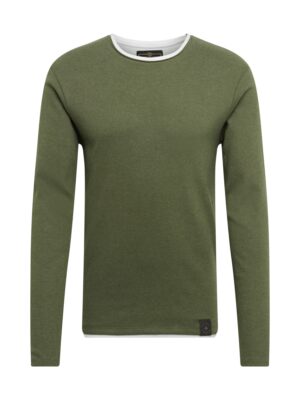 Key Largo Pulóver 'Sarasota'  szürke / khaki / fekete / fehér