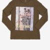 Khaki Girly T-shirt with print name it Ozem - unisex