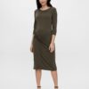 Khaki Materiness Pouch Midisats Mama.licious Ariella - Women