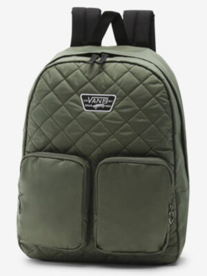 Khaki Men's Backpack Vans Log Haul Thyme