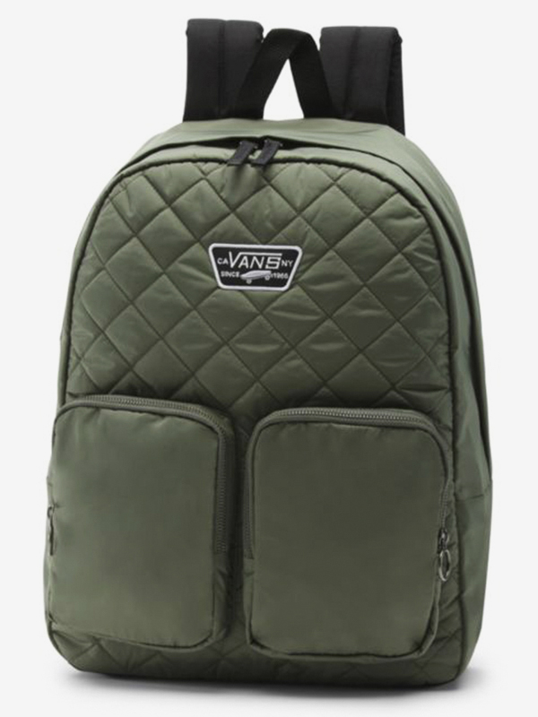 Khaki Men's Backpack Vans Log Haul Thyme