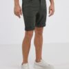 Khaki Mens Denim Shorts LERROS - Men