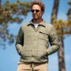 Khaki Mens Lightweight Shirt Jacket Brakeburn - Men