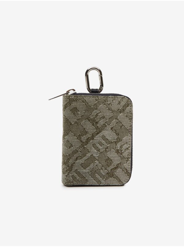 Khaki Men's Patterned Diesel Key Case - Men's