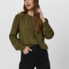 Khaki blouse VERO MODA Nads - Women